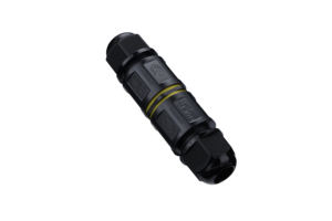 Durable IP68 Cable Industrial a prueba de agua Adaptador de corriente circular de <span class=keywords><strong>3</strong></span> pines Iluminación LED Conector bidireccional Cobre para iluminación de jardín - Product Image 2