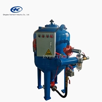 Machine de sablage électrique automatique, pot de sablage à sec avec compresseur et réservoir d'air pour le sablage