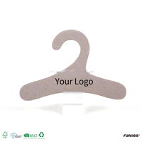 Vente chaude vêtements de poupées papier Recyclable cintres en carton pour la vente en gros