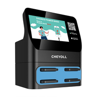 Restaurant mobile portable wifi partage partagé batterie externe station de location système de location partager machine android app station de charge