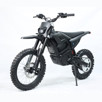 Moto tout-terrain électrique, batterie lithium 60V, moteur sans balais 5000W, 65 km/h, autonomie 40 km, hydraulique