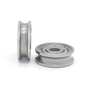 Poulie de glissière de rail de guidage non standard en acier inoxydable S626ZZ avec rouleau en forme de U et poulie à corde 6*22*7.3mm - Product Image 4