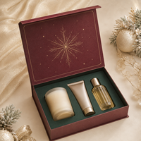 Boîte d'emballage personnalisée pour bougies avec logo, rigide magnétique, pour pot en verre, diffuseur à bâtonnets, cadeau de luxe, vente au détail et en gros