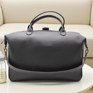 大型収納トラベルおむつ赤ちゃん用多機能おむつバッグメーカーカスタムビーガンレザーポータブル - Product Image 6