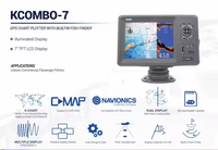 Électronique marine de haute qualité, affichage de cartes GPS, détecteur de poissons intégré, pièce de piston, étanche IPX5, écran LCD TFT couleur 7 pouces, 12000