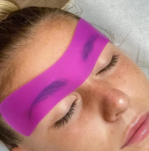 Produits tendances 2024 : Patchs en silicone pour sourcils, personnalisables en différentes couleurs, pour lamination des sourcils - Product Image 1
