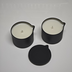 Vela de aceite de masaje profesional para salón de belleza, vela de Aceite de Masaje de lujo para SPA francés personalizada con etiqueta privada - Product Image 3