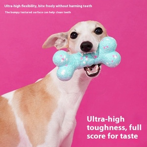 Dog Chew <b>Toy</b> TPU Squeaky Chew Ball <b>for</b> Boredom Relief & Training-Small/Medium Size - Product Image 3