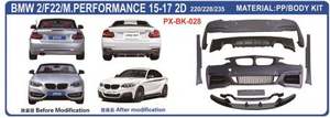 Parachoques Delantero y Trasero para BMW Serie 2 F22 M.PERFORMANCE 2 Puertas 2015-2017, Parachoques para Niños - Product Image 5