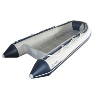 4-5 personne 10ft gonflable 0.9mm-1.2mm PVC bâche bateaux avec plancher en aluminium et le Certificat de la CE