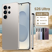 Smartphone S26 Ultra Écran AMOLED Full HD 7,3 pouces 16 Go + 1 To Android 14 Caméra arrière 108 MP Face ID LTE CDMA Espagnol Français