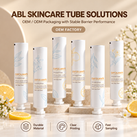 Tubes d'emballage pour crème pour les mains en aluminium et plastique laminé, impression UV personnalisée, bouchon à vis, vides, OEM ODM