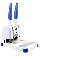 Machine de reliure thermique pour bons de commande et documents, perforation manuelle et reliure à rivets thermofusibles