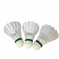 ST NO 10 Volants de badminton en plumes de canard - Bien faits, frappe douce, vol stable, parfaits pour l'entraînement en salle