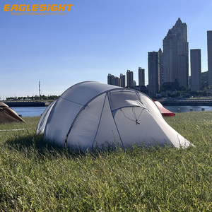 <span class=keywords><strong>Tente</strong></span> de camping quatre saisons en nylon ripstop 20D avec poteaux en aluminium, vestibule étendu, une grande chambre, <span class=keywords><strong>tente</strong></span> extérieure imperméable - Product Image 5