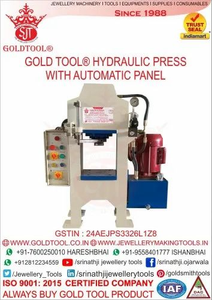 Presse hydraulique Gold Tool pour bijoux avec panneau de commande automatique pour l'atelier de bijoutiers de formage des métaux de haute précision - Product Image 5