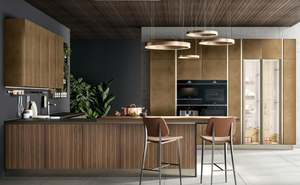 Juego completo de gabinetes de cocina modernos de madera maciza de alta calidad personalizados para un diseño de cocina lujoso - Product Image 6