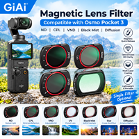 Filtre d'objectif magnétique compatible avec Osmo Pocket 3 ND CPL VND Black Mist Diffusion, filtre en verre optique
