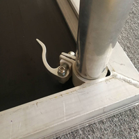 Support de toit en alliage d'aluminium certifié TUV, durable, pour les expositions et les événements - Construction en acier léger à forte charge