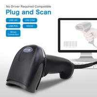 NETUM 1D Laser filaire USB lecteur de codes à barres Scanner pour POS Mobile paiement PC portable et ordinateur Windows Mac OS
