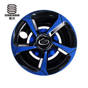 Tapacubos Negros de 8 Pulgadas para Carros de Golf EZGO y ClubCar, Juego de 4 Piezas, Material ABS y Acero, de Fácil Instalación - Product Image 4