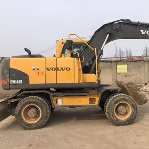 Nueva excavadora 15ton Construcción de movimiento de tierras Cubo Rueda de goma Máquina excavadora a la venta - Product Image 1