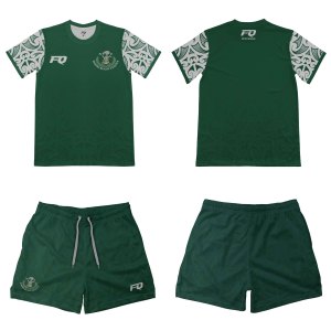 Kaos dan Celana Pendek Custom Motif Maori dengan Cetak Sublimasi, Kaos Latihan Lengan Pendek Custom Tag, Set Jersey dan Celana Pendek - Product Image 2