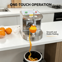 Hoge Efficiëntie Commerciële Automatische Fruit Schilmachine Elektrisch Multi-Fruit