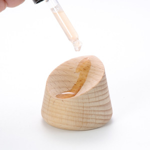 Diffuseur d'huiles essentielles en bois massif pour voiture et bureau, décoration aromathérapie, porte-parfum naturel sculpté à la main en noyer noir - Product Image 2