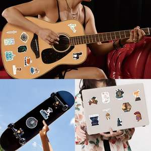 Pegatinas de Vinilo Estéticas Impermeables con Diseño de la Musical Epic para Botellas de Agua, Computadoras Portátiles, Teléfonos, Patinetas y Bicicletas - Product Image 3