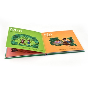 High Quality Hardcover Children's <strong>Alphabet</strong> Book Offset <strong>Printing</strong> on Art Paper Coated Paperboard Inner Hard Cardboard Durable Use - Product Image 6