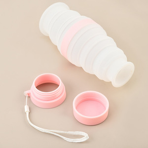 Bouteille <span class=keywords><strong>d</strong></span>'<span class=keywords><strong>eau</strong></span> de sport en silicone portable personnalisée en gros <span class=keywords><strong>eau</strong></span> bouillante <span class=keywords><strong>d</strong></span>'été réutilisable et adaptée au camping applicable - Product Image 2