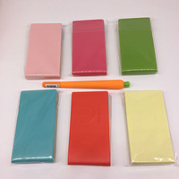 Carnet de notes portable en PU souple avec reliure cousue, idéal pour l'école, les croquis et l'écriture, avec pages épaisses et colorées
