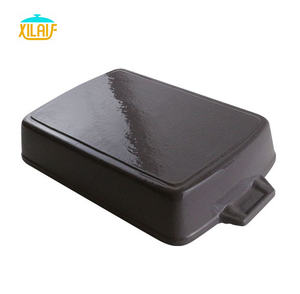 Poêle en <span class=keywords><strong>fonte</strong></span> <span class=keywords><strong>émaillée</strong></span> plaques <span class=keywords><strong>de</strong></span> <span class=keywords><strong>cuisson</strong></span> rectangulaires en <span class=keywords><strong>fonte</strong></span>, assiettes à poisson, marmites à ragoût <span class=keywords><strong>de</strong></span> différentes couleurs - Product Image 2