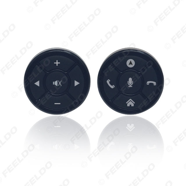 Ultra Slim 10-key Car Smart Wireless Steering Wheel Control Button Suitable for Car Android Stereo Navigation Head Unit