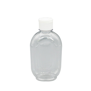 Flat Transparent Plastic <b>Bottle</b> 250ml Screw Cap Cosmetic Packaging <b>Squeeze</b> <b>Bottle</b> For Cleaning Or Glue Use - Product Image 4