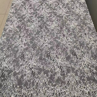 Dentelle française Chantilly florale respirante écologique en gros Blue Dream, dentelle pour cils pour mariage