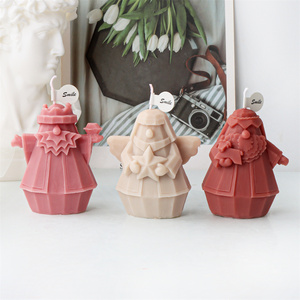 Moule en silicone mignon et simple pour statue de roi, outil pour bougies parfumées miniatures, fabrication DIY, pâtisserie, gypse, résine, savon, articles ménagers - Product Image 2