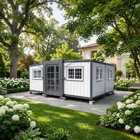 Maisons préfabriquées portables de luxe 20ft 30ft 40ft, villas préfabriquées conformes aux normes australiennes, maisons conteneurs extensibles