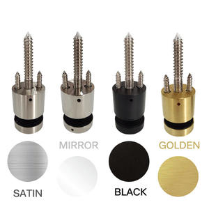 دعامات تثبيت جدارية خارجية حديثة من الفولاذ المقاوم للصدأ مقاس <span class=keywords><strong>2</strong></span> بوصة لدرابزين السلالم - Product Image 2