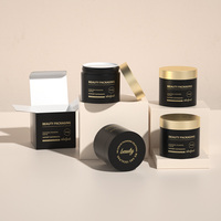 Pot en plastique vide 300g Pots en plastique de crème capillaire 300ml Pots cosmétiques personnalisés et emballage Produit de soin de la peau Emballage naturel