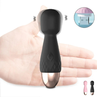 Taschen-Massagegerät Mini AV Magic Wand 10 Modi Leistungsstarker Vibrator Erwachsenen-Sexspielzeug Frauen Klitoris G-Punkt Stimulator Weiblicher Masturbator