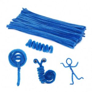 Educational Art Craft <b>Kit</b> for Kids Creative Handmade <b>DIY</b> Projects Chenille Velvet Pipe Cleaner Decorative Pipe Cleaner Flowers - Product Image 3