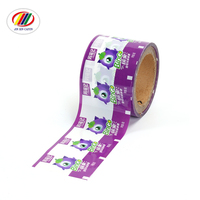 Película de plástico de grado alimenticio Mylar Bopp PET con impresión personalizada para embalaje de dulces de Chocolate y envoltorios de aperitivos con impresión de logotipo