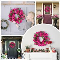 Artificielle Bougainvillier Guirlande Lierre Vignes pour Maison Jardin Arche De Mariage Arrangements Floraux Intérieur Mur Clôture Paniers Décor