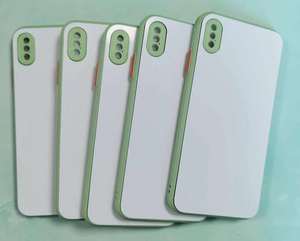 Bán buôn TPU + PC 2D màu thăng hoa trống trường hợp điện thoại với nhôm tấm chèn - Product Image 5