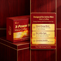 Prix Usine Promotion Café X Power Énergie & Fertilité Homme Maca Café Instantané en Poudre Dosage pour Adultes