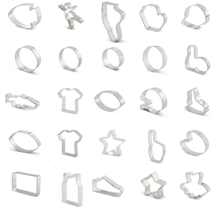 Divers <span class=keywords><strong>emporte</strong></span>-pièces en acier inoxydable avec thèmes sportifs, y compris Basketball Rugby Football Icesnow Sports Golf <span class=keywords><strong>emporte</strong></span>-pièces - Product Image 2