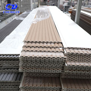 Fournisseur chinois Createking, vente en gros de panneaux muraux rainurés en WPC imperméables dorés pour hôpitaux et hôtels - Product Image 3