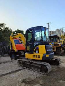 Miniexcavadora Komatsu PC55 Usada, Peso Operativo de 5.5 Toneladas, Motor Kawasaki (Bomba, Rodamiento, Caja de Cambios, Motor) - Origen Japón - Product Image 4